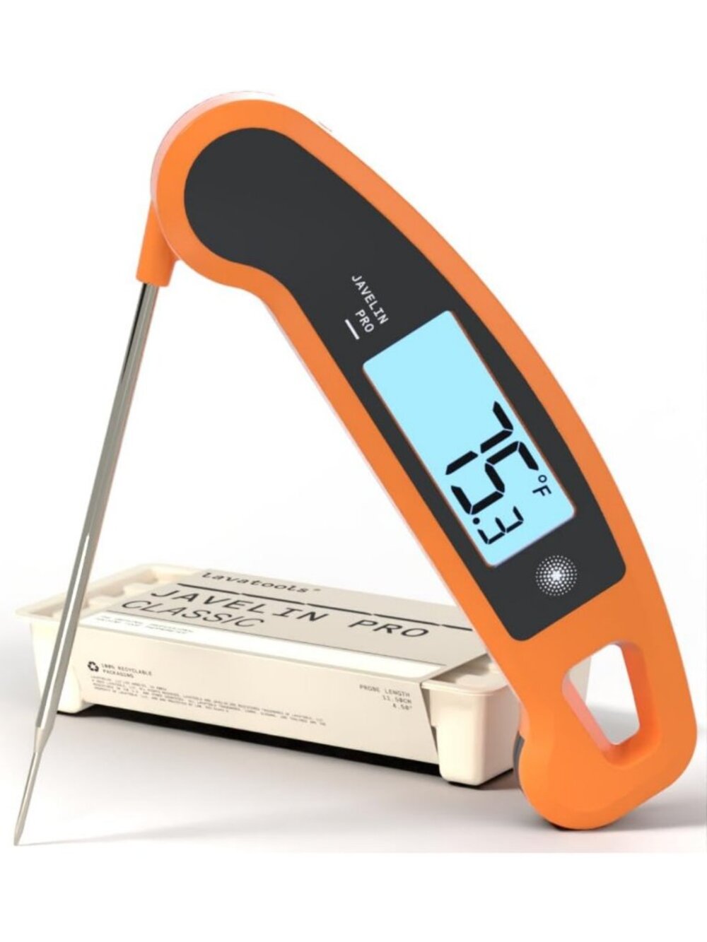 Ultra-Fast 2-Second Digital Meat Thermometer for Grill & Cooking, Backlit, Water